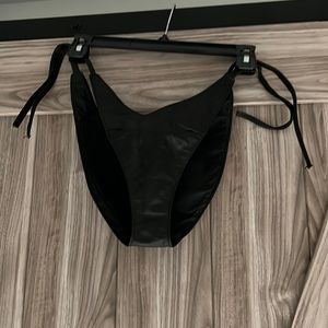 Black leather bottoms